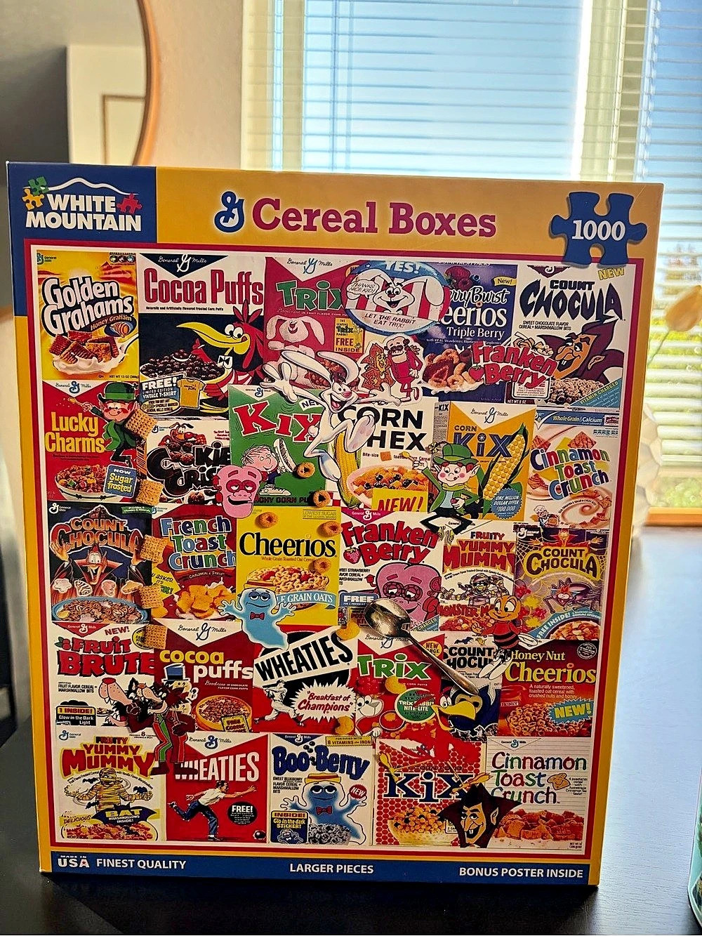 White Mountain Cereal Boxes